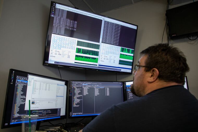 Ron Bowes, 42, of Lansdale, Pa., chief technology officer at Accessibility Shield, helps fix the issues that screen readers have and that don't work properly. "We realized how bad it was for being blind," Bowes said. "It was our passion and to make it right. We want to try and help educate other developers to know how to code the pages properly to make accessible."