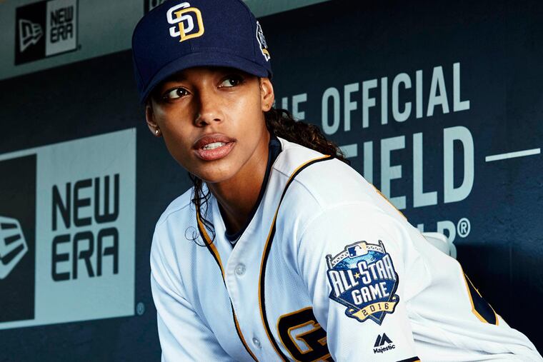 Kylie Bunbury plays a woman who plays big-league baseball in "Pitch."