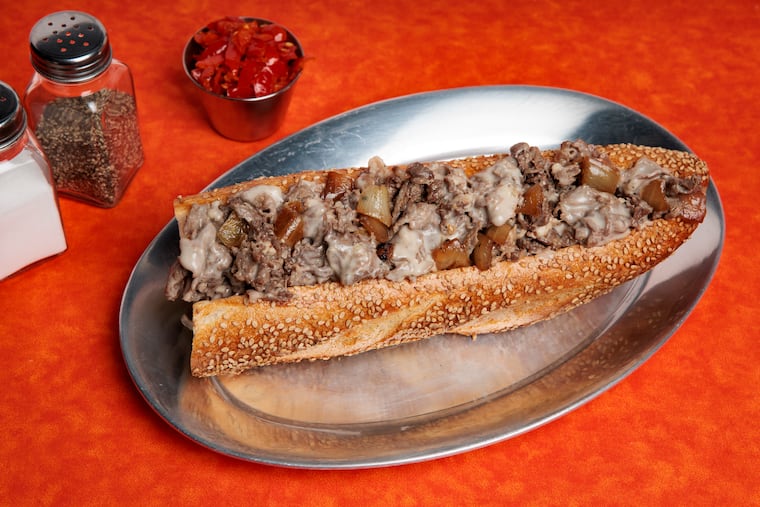 Uncle Gus’ Cheesesteak at the Inquirer studio on Wednesday, March 5, 2025 in Philadelphia. Food Styling by Emilie Fosnocht.