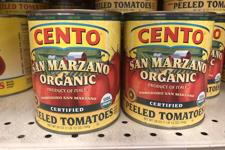 Cento brand tomatoes labeled as San Marzano are the subject of federal lawsuits.
