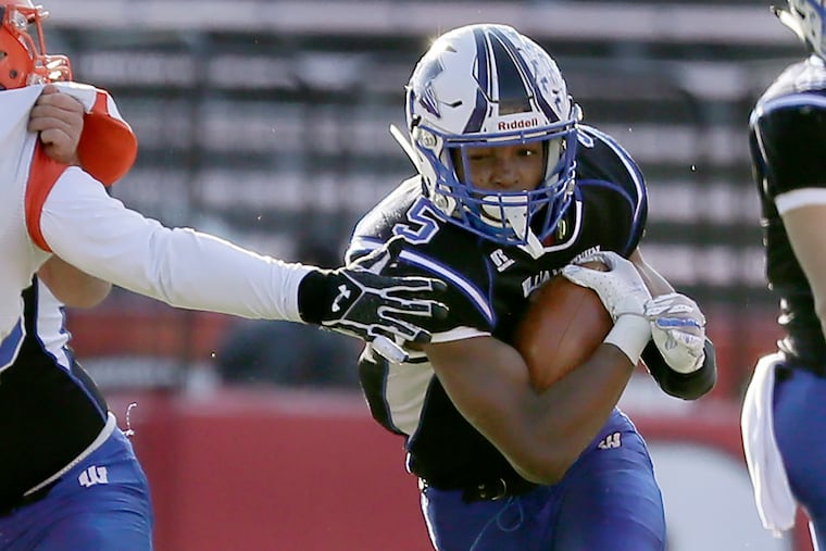 Williamstown’s Turner Inge carries the ball in 2019 game vs. Cherokee. Football season in New Jersey is scheduled to start Oct. 2.