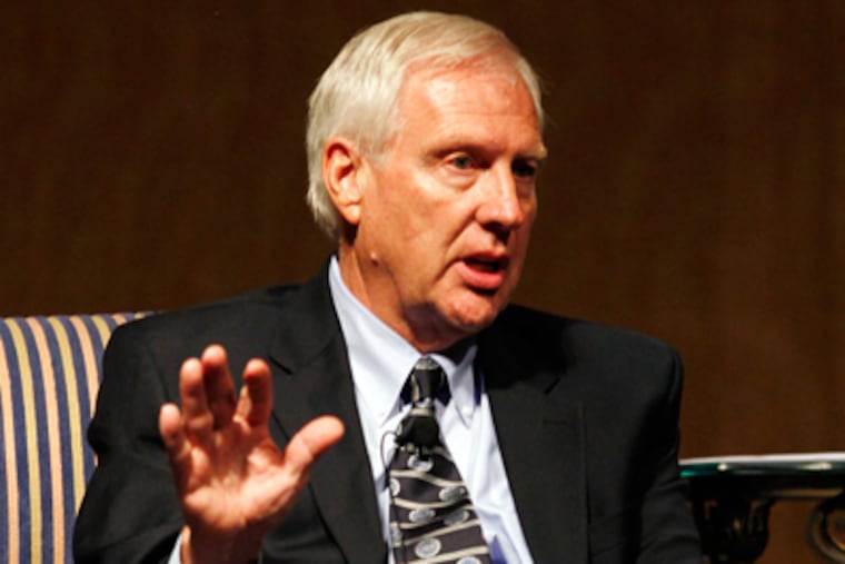 Penn State president Rodney Erickson got an earful. (Laurence Kesterson / Staff Photographer)