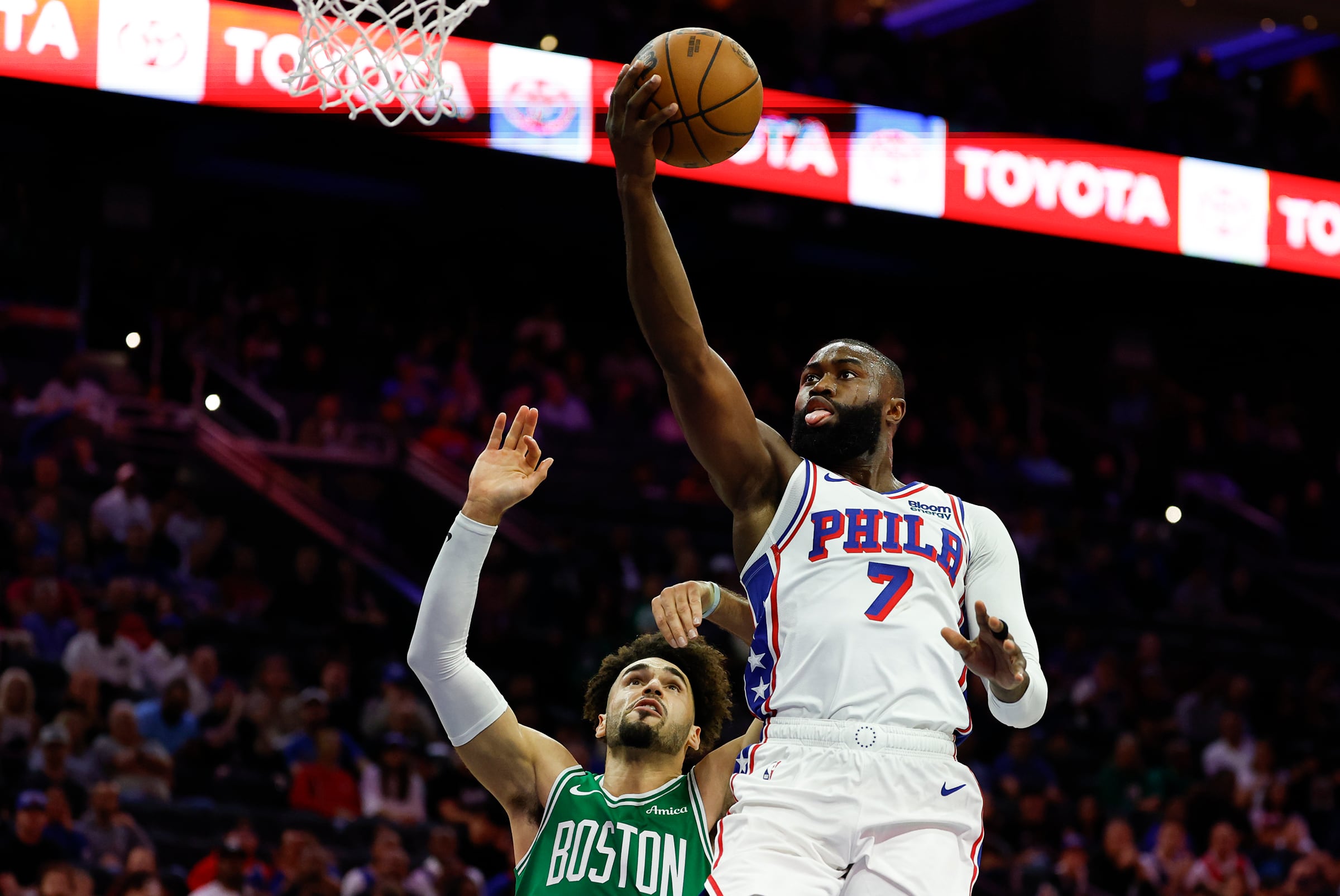 Jaylen Brown plays against Boston Celtics for first time, and moves closer to Sixers’ official debut