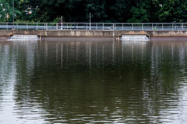 Intake ports for the raw water basin at the American Water Works Company, Inc., treatment plant in Delran, New Jersey.