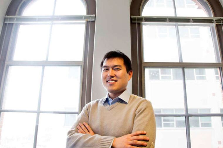 John Li is co-founder of Fig Loans, which will provide small loans at lower rates than payday lenders. (JESSICA GRIFFIN / STAFF PHOTOGRAPHER)