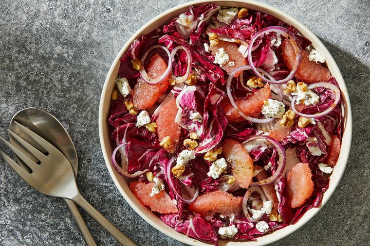 Radicchio and Red Grapefruit Salad.