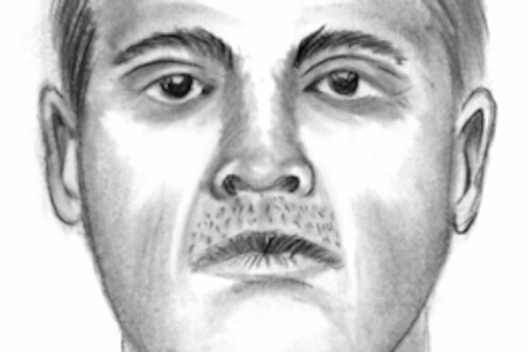Police sketch of the suspect in a sexual assault on the SEPTA Market-Frankford El.