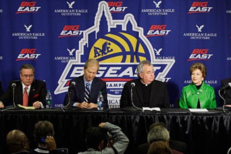 Temple football will join the Big East in 2012, and all other sports will follow in 2013-2014. (Frank Franklin II/AP)