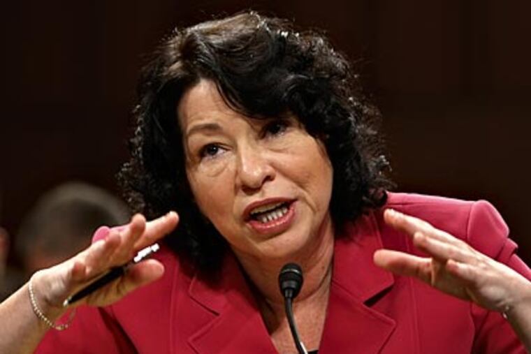 If confirmed, Sonia Sotomayor would be the first ever Hispanic justice on the Supreme Court. (J. Scott Applewhite / AP)