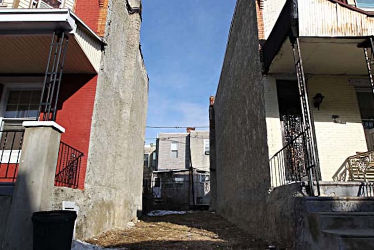 City records list the owner of this vacant West Philly lot as Martin M. Miller, who allegedly owes the city $6,489.61 in delinquent taxes. more than a thousand ineligible property owners may have applied for and received tax breaks intended for Philly homeowners. ( DAVID MAIALETTI / Staff Photographer )