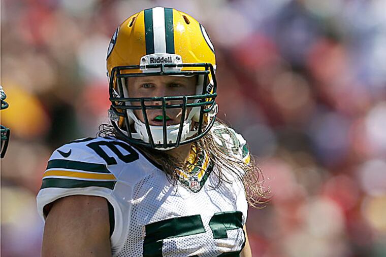 Packers outside linebacker Clay Matthews. (Marcio Jose Sanchez/AP)