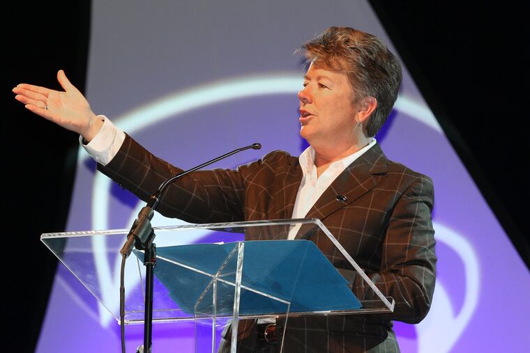 Penn State athletic director Sandy Barbour is stepping down from her position this summer.