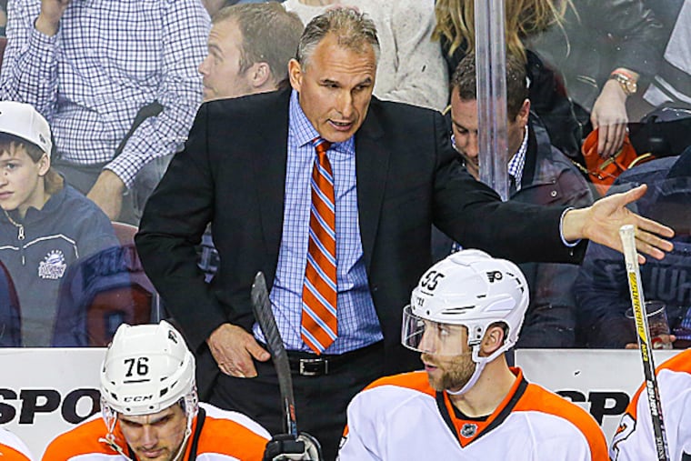 Flyers head coach Craig Berube. (Sergei Belski/USA Today Sports)
