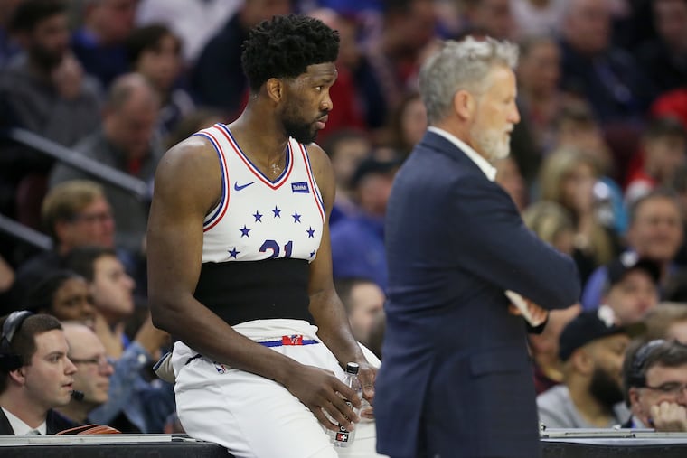 Joel Embiid's injury, even after the star center returns to the court, will make it difficult to accurately evaluate coach Brett Brown.