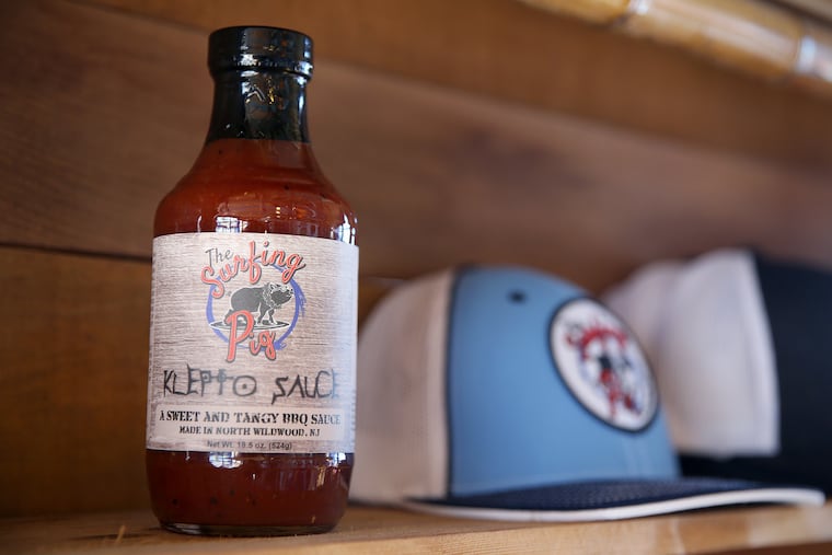 The house Klepto barbecue sauce is pictured at The Surfing Pig in North Wildwood, N.J., on Friday, June 21, 2019.
