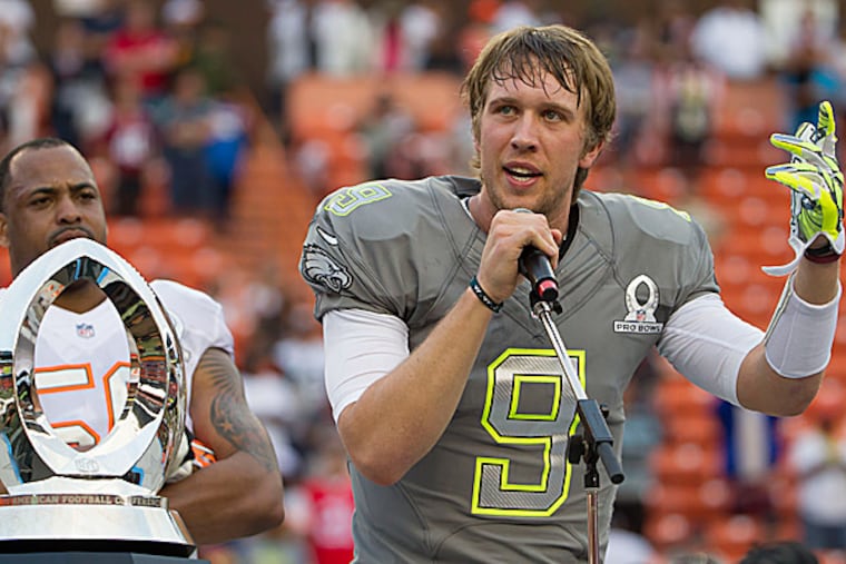 Eagles quarterback Nick Foles. (Eugene Tanner/AP)