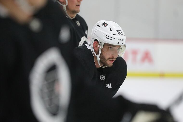 Flyers defenseman Shayne Gostisbehere, who had arthroscopic knee surgery recently and has missed the last 10 games, will be back in the lineup Thursday against New Jersey.