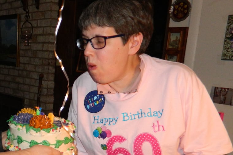 Beth Catlin on her 60th birthday.