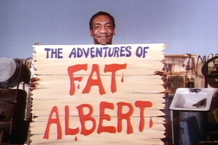 The entire run of Bill Cosby's animated hit "Fat Albert & The Cosby Kids" is being released in a box set. Here is a screen shot from the show of Bill Cosby.
