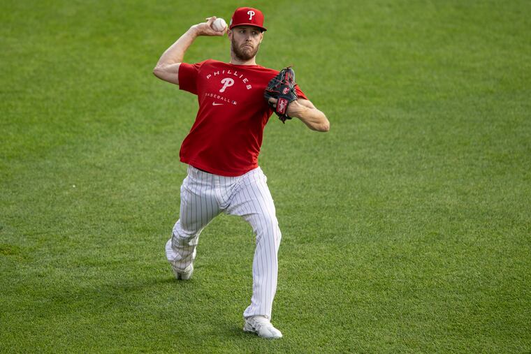 Zack Wheeler worked out before Thursday's Game 5. He will start Game 6 in Houston on Saturday.