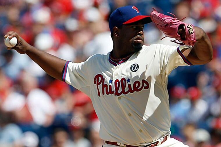 Phillies pitcher Jerome Williams. (Yong Kim/Staff Photographer)