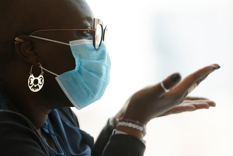 Wanjiku Njoroge, medical director of the Young Child Clinic at Children's Hospital of Philadelphia, photographed at the CHOP Roberts Center for Pediatric Research on June 2, 2022.