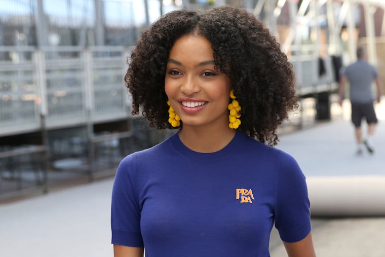 Yara Shahidi attends the 25th annual SAG Awards - Silver Carpet Roll Out at the Shrine Auditorium and Expo Hall on Friday, Jan. 25, 2019, in Los Angeles.