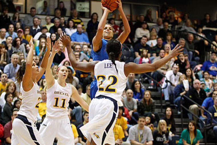Drexel held Elena Delle Donne to 4-for-19 shooting and a career-low 12 points. (David Maialetti/Staff Photographer)