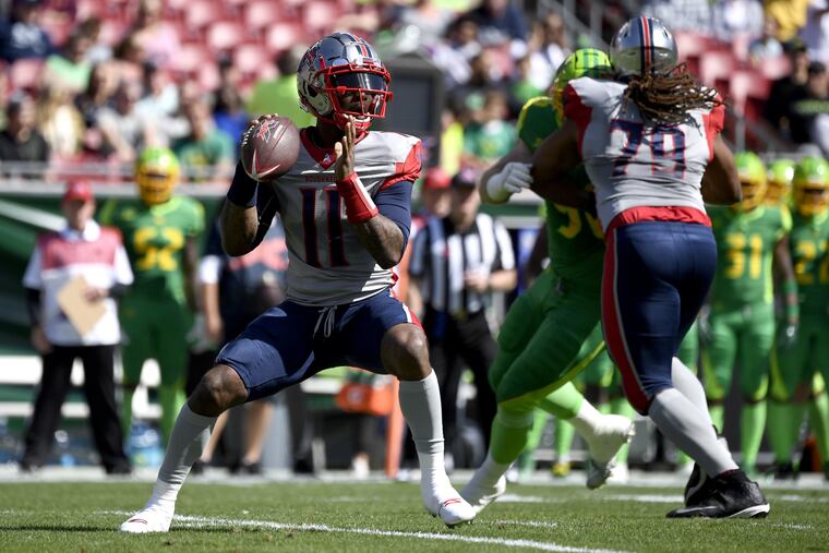 Former Temple standout P.J. Walker has been one of the major stars in the XFL, leading the Houston Roughnecks to a 4-0 record.