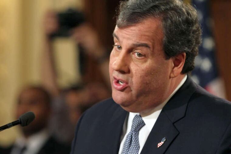 Gov. Christie called for changes - several of which were previously proposed - on property taxes, education, and public safety, but cautioned that the state could not afford every worthy proposal without raising taxes and burdening the middle class. (Michael Bryant / Staff Photographer)