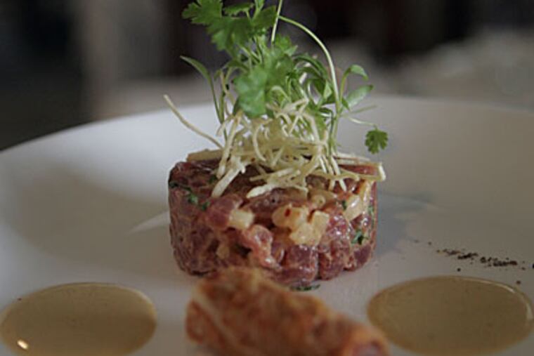 Chip Roman has moved the Shore branch of Blackfish from Avalon to Stone Harbor. The menu includes yellowfish tuna tartare. (Bonnie Weller / Staff Photographer)