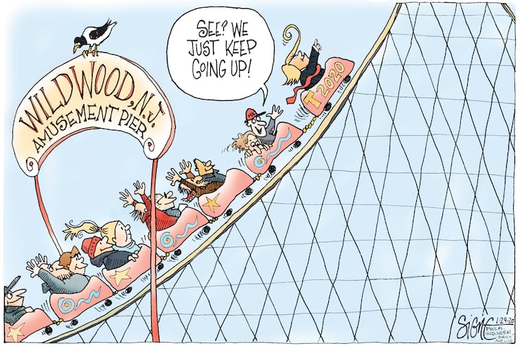 Trump's wild Wildwood ride.
TOON29