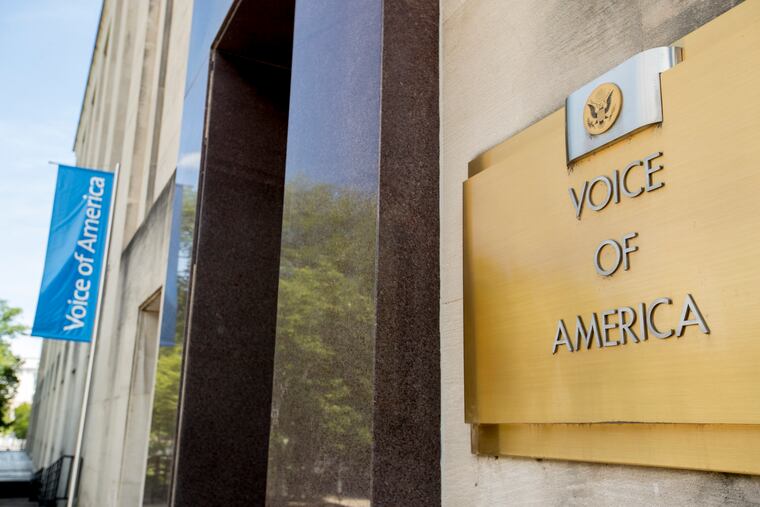 The Voice of America building in Washington.