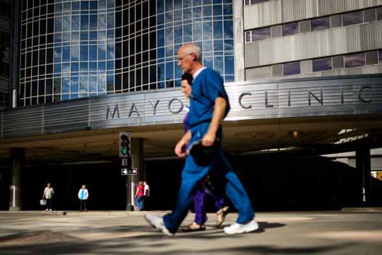 Mayo Clinic employs over 59,000 people, 33,000 at its Rochester, Minn., location, and system-wide treats more than 1.2 million patients per year. (Glen Stubbe/Minneapolis Star Tribune/TNS)