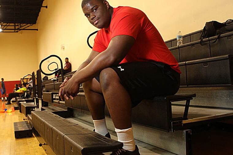 Imhotep Charter's Aaron Ruff committed to Temple. (Michael Bryant/Staff Photographer)