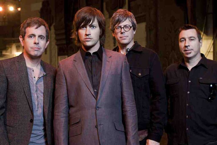 Old 97's, led by Rhett Miller (second from left), brought two hours of swagger as well as sweetness to the TLA on Saturday.