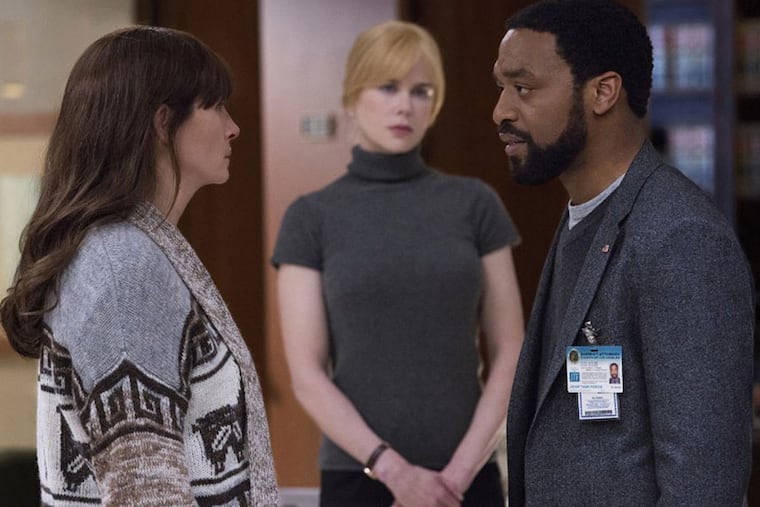 Nicole Kidman, Julia Roberts and Chiwetel Ejiofor in "Secret in Their Eyes."