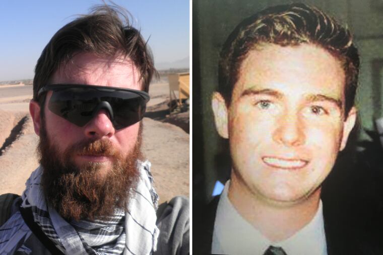 The Quinn Brothers: Capt. Joe Quinn served three tours in Iraq and Afghanistan after his brother Jimmy Quinn (r) was killed in the North Tower on Sept. 11, 2001. They are childhood friend's of columnist Mike Newall.