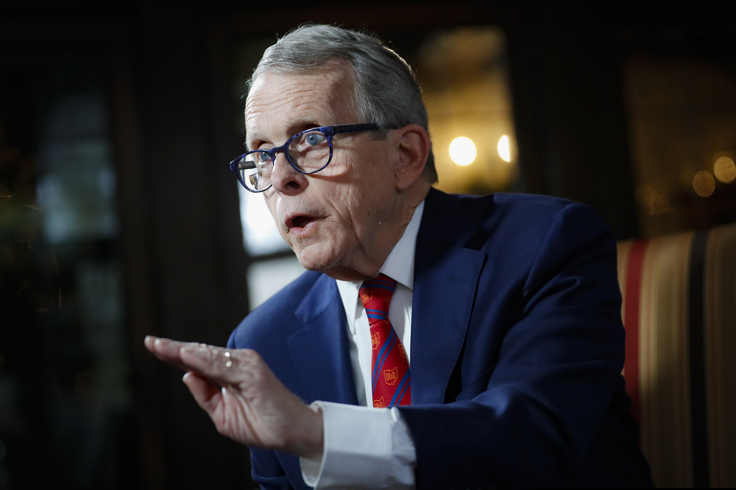 Ohio Gov. Mike DeWine, shown in December 2019.
