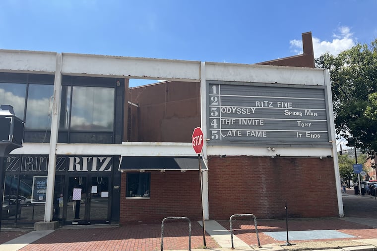 The Landmark Ritz Five movie theater was closed on Wed., Aug. 26, after failing two city inspections. A cease-operations notice was posted to the theater doors on Wednesday as well as a note to customers about the closure.