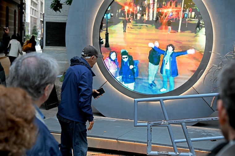 The portal in City Hall Courtyard Nov. 3, 2025