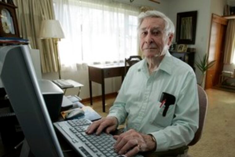 Robert Morse trades stocks and monitors corporations from his home in Moorestown, N.J. His pay-cap proposal at Merck's annual meeting said that executive compensation is "far above that needed to enjoy an elegant lifestyle."