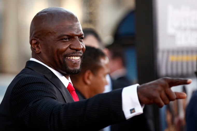 Cast member Terry Crews arrives at the premiere of "Lottery Ticket" in Los Angeles on Thursday, Aug. 12, 2010. (AP Photo/Matt Sayles)