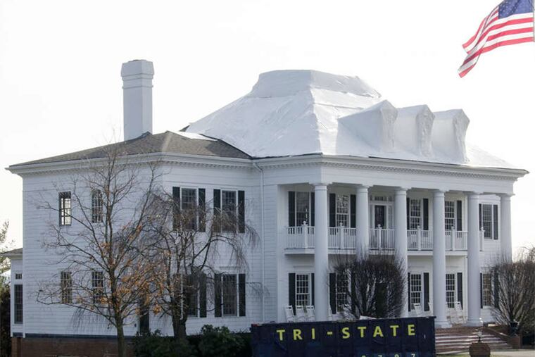 Clairemont, the Risoldi family estate outside New Hope. The state Attorney General's Office alleges insurers were bilked out of $20 million related to three fires at the mansion in five years.