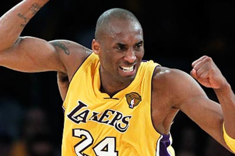 Kobe Bryant and the Lakers are a major reason for the NBA Finals' strong TV ratings. (Chris Carlson/AP)