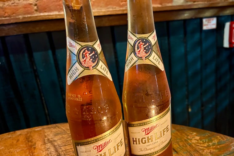 Two Lo-Lifes at the International Bar in Kensington. General Manager Ceallaigh Corbishley calls it "a High Life with seasoning."