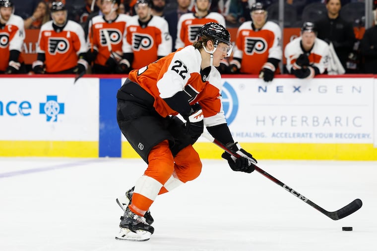 Flyers center Christian Dvorak scored the team's only goal Saturday in a road loss to Dallas.