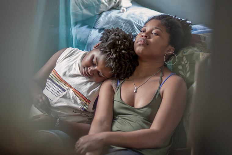 Tatum Marilyn Hall (left) and Dominique Fishback in "Night Comes On"