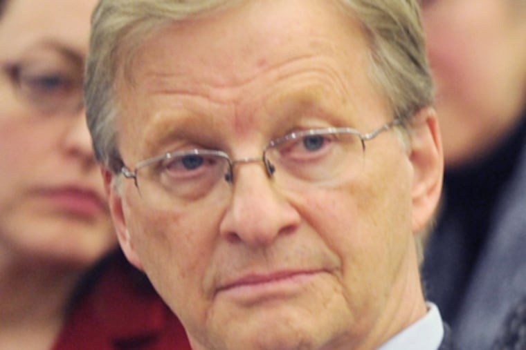 FILE: Thomas Knudsen, the district's chief recovery officer. A consultant's report says the school district should seek massive changes in the next teachers' contract and be much more selective about charter school growth. (Sarah J. Glover / Staff Photographer)