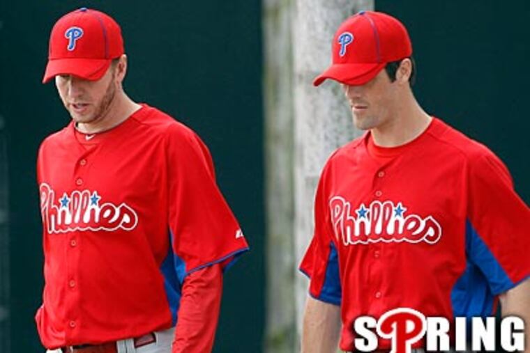 "We've had, as a staff, a very uneventful spring," Cole Hamels recently said with a smile. (Yong Kim/Staff Photographer)